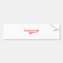 Somerset Maryland Classic Design Bumper Sticker