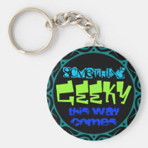 Something geeky keychain