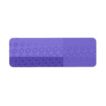 Something Purple - Bold Purple Abstract Custom Return Address Labels