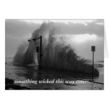 something wicked this way come... greeting card