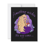 Something Wicked This Way Comes Halloween tee Personalized Invite