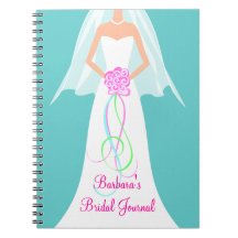 SomethingBlue Personalized Bridal Journal Notebook