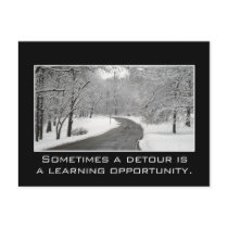 Sometimes a detour is a learning opportunity