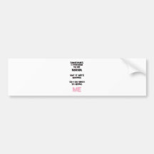 Sometimes I pretend to be normal Bumpersticker