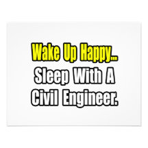 Sommeil avec un ingénieur civil invitations personnalisées