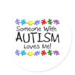 Somone With Autism Loves Me (PP) Sticker