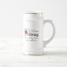 Son - Grey Ribbon Awareness Coffee Mug