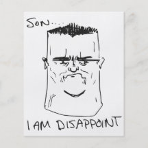 Son I Am Disappoint Father Rage Comic Meme Full Colour Flyer