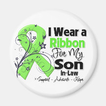 Son-in-Law - Lymphoma Ribbon Fridge Magnet