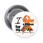 Son - Leukaemia Ribbon Pinback Buttons