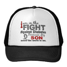 Son Means World To Me Diabetes Mesh Hat