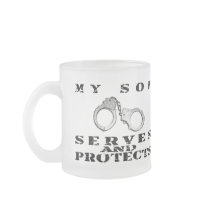 Son Serves Protects - Cuffs Mugs
