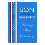 Son Soldier Turning Blue Ceremony Cards
