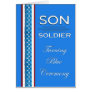 Son Soldier Turning Blue Ceremony Cards