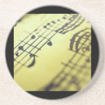 Sonata Sheet Music 3 Drink Coaster