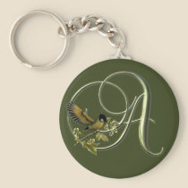 Sonbird Initials A keychains