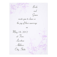 Song Bird Invitations