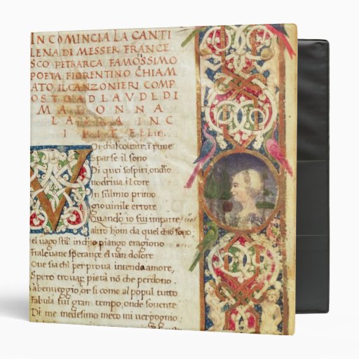Song in praise of Laure Vinyl Binder