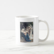 Song of the angels antique painting baby religion mug