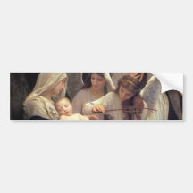 Song of the Angels by William Adolphe Bouguereau Bumper Sticker
