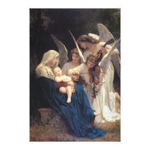Song of the Angels by William Adolphe Bouguereau Gallery Wrap Canvas