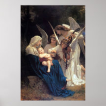 Song of the Angels by William Adolphe Bouguereau Print