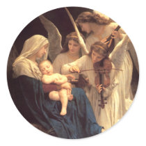 Song of the Angels Round Sticker