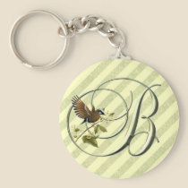 Songbird Initial B keychains