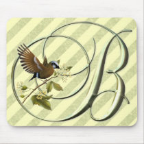 Songbird Initial B mousepads