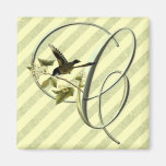 Songbird Initial C Fridge Magnet