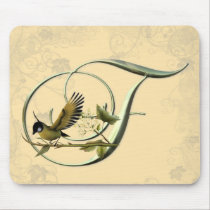 Songbird Initial F mousepads