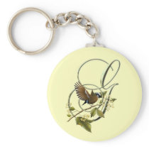 Songbird Initial G Keychain