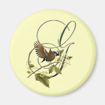 Songbird Initial G Refrigerator Magnets