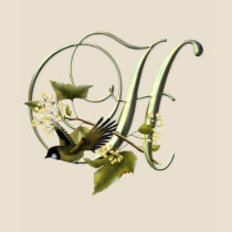 Songbird Initial H t-shirts