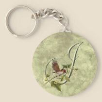 Songbird Initial J keychains