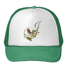Songbird Initial J Mesh Hat