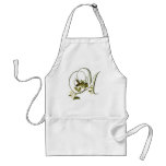 Songbird Initial M aprons