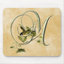 Songbird Initial M mousepads