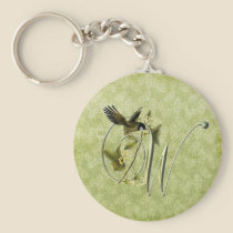 Songbird Initial W keychains