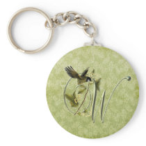 Songbird Initial W Key Chain