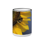 Sonnenblume mit Biene Tassen