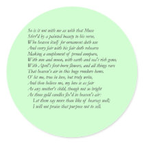 Sonnet # 21 by William Shakespeare