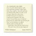Sonnet # 37 by William Shakespeare magnets
