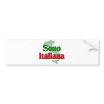 Sono Italiana Bumper Sticker