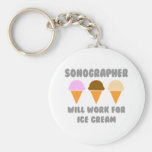 Sonographer… fonctionnera pour la crème glacée porte-clef