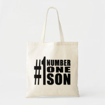 Sons Birthdays Gifts : Number One Son Bags