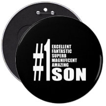 Sons Birthdays Gifts : Number One Son Pin