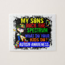 Sons Rock The Spectrum Autism Jigsaw Puzzles