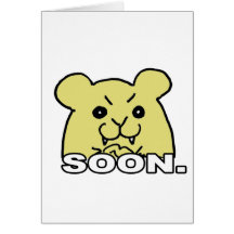 Soon: Evil Hamster Greeting Cards