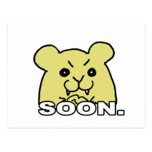 Soon: Evil Hamster Post Card